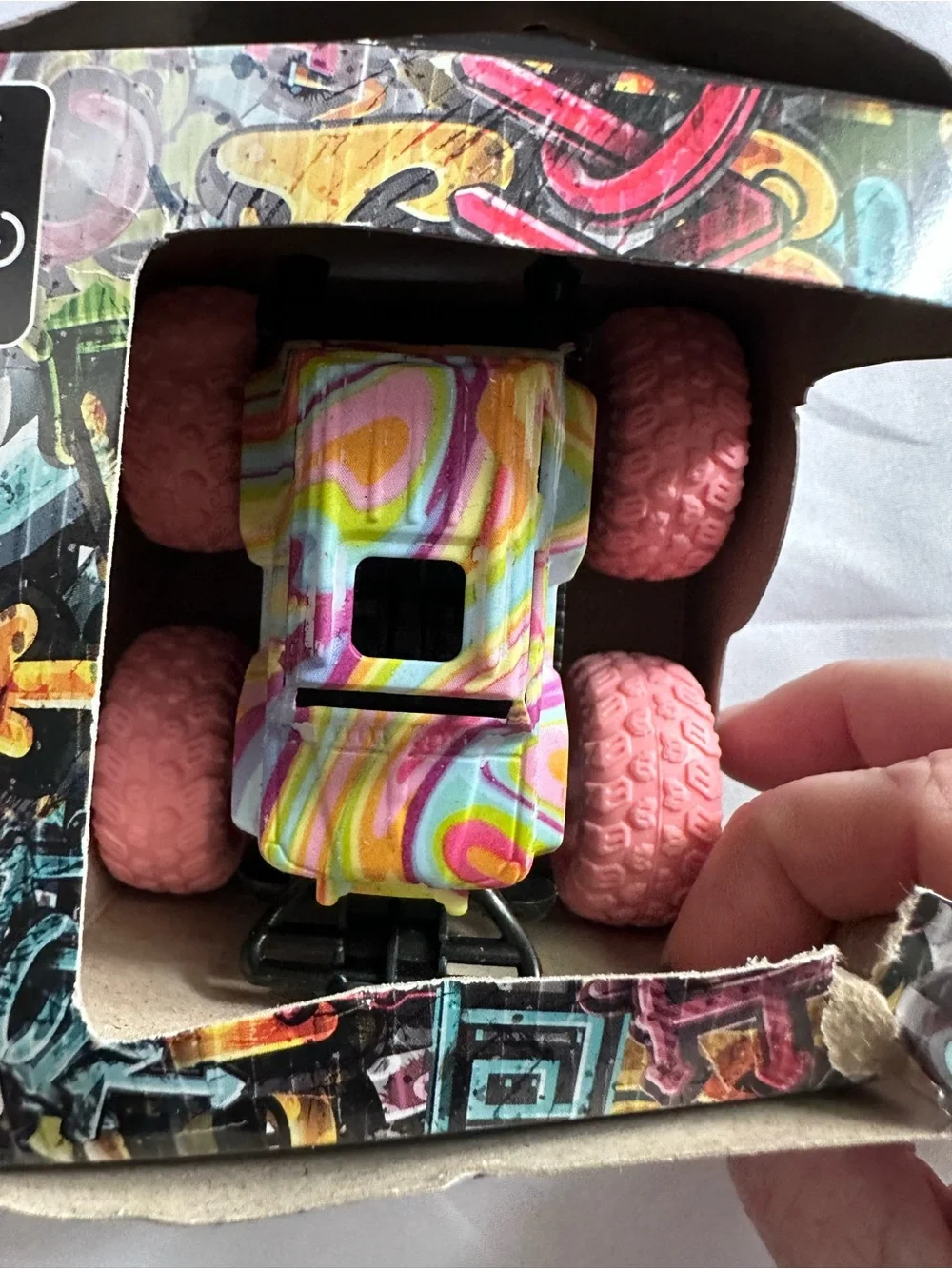 Keycraft Rocking Monster Truck Pink Tie Dye Wheels NIB